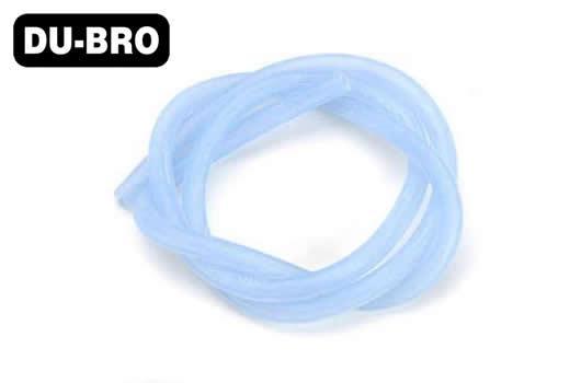 DU-BRO - DUB223 - Fuel tube silicone - Large Flow - 6.4 x 3mm - 61cm (2 ft) - blue
