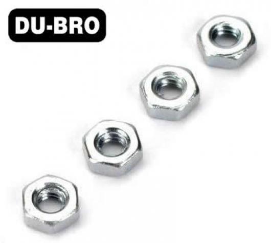 DU-BRO - DUB2105 - Nuts - 3mm Hex Nuts (4 pcs per package)