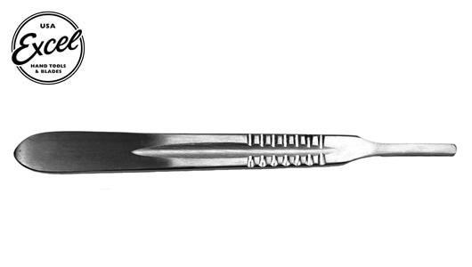 Excel Tools - EXL00004 - Outil - Manche de scalpel - Manche épais en acier inoxidable