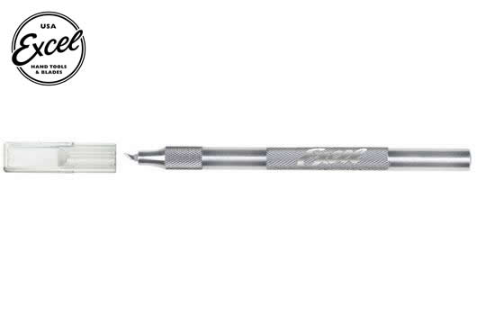 Excel Tools - EXL16004 - Tool - Swivel Knife - K4 - 360° - Light Duty - Round Aluminum - with safety cap