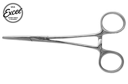 Excel Tools - EXL55540 - Tool - Hemostats - Straight Nose - Stainless Steel - 5in / 12.7cm