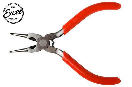 Excel Tools - EXL55593 - Tool - Plier - Round Nose with  Side Cutter - 5.2in / 13.2cm