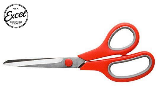 Excel Tools - EXL55620 - Tool - Scissors - Stainless Steel - Soft Grip - 20.3cm