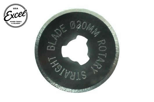 Excel Tools - EXL60027 - Tool - Rotary Cutter Blade - 20mm Roller Blade (2 pcs) - Fits 60026 Cutter