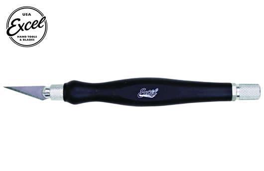 Excel Tools - EXL16026 - Tool - Knife - K26 - Medium Duty - Rubberized Handle - with safety cap