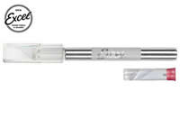 Werkzeug - Messer - K2 - Medium Duty - Rund Aluminium - mit Sicherheitskappe und 5 verschiedenen Klingen