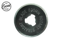 Outil - Lame de cutter rotatif - 20mm droite (2 pces) - Pour cutter 60026
