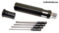 Werkzeug - Innensechskant - Aluminium - Multitool - 0.05" / 1/16" / 5/64" / 3/32"