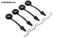 Body Clips - with holders and protectors - medium