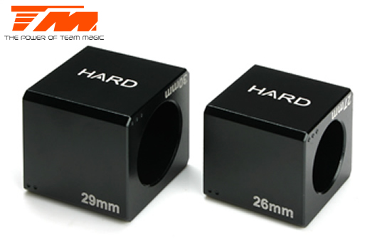 HARD Racing - HARD7113 - Blocs support de gauge de réglage 25-30mm - Buggy