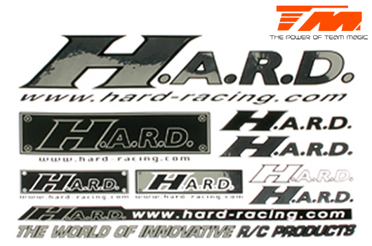 HARD Racing - HARD3001S - Stickers - HARD