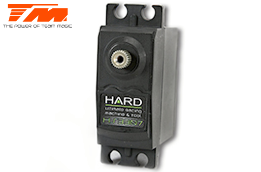 HARD Racing - HARD6823 - Servo - HARD HS3307 - Analogique - 40.7x19.6x39.4mm / 49g - 10.5kg/cm - Pignons métal - Double roulement à billes