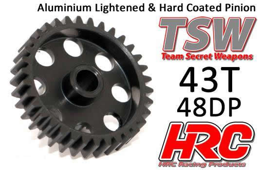 HRC Racing - HRC74843AL - Pinion Gear - 48DP - Aluminum - Light - 43T