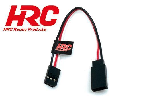HRC Racing - HRC9230 - Prolongateur de servo - Mâle/Femelle - FUT  -  10cm Long - 22AWG