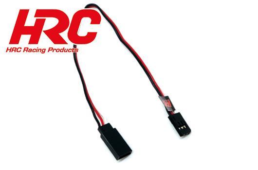 HRC Racing - HRC9231 - Servo Extension Cable - Male/Female - FUT -  20cm Long - 22AWG
