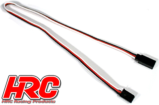 HRC Racing - HRC9232 - Prolongateur de servo - Mâle/Femelle - FUT  -  30cm Long - 22AWG