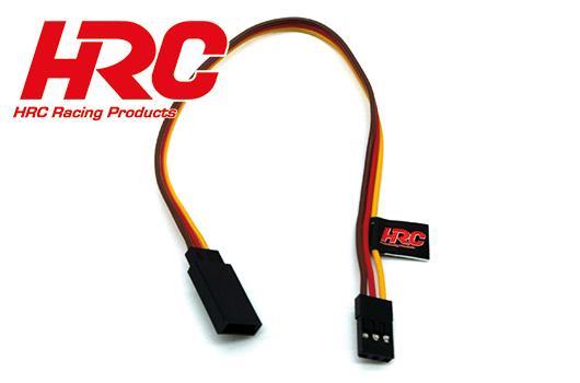 HRC Racing - HRC9241 - Servo Extension Cable - Male/Female - JR  -  20cm Long-22AWG