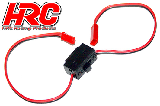 HRC Racing - HRC9252 - Interrupteur - On/Off - Prise BEC/BEC - 22AWG