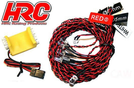 HRC Racing - HRC8751 - Light Kit - Aircraft / Heli - LED - Complete LED Kit