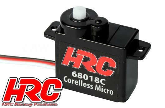 HRC Racing - HRC68018C - Servo - Analog - Micro - 23x11x21mm / 8g - 1.6kg/cm - Coreless