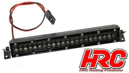 Light Kit - 1/10 or Monster Truck - LED - JR Plug - Multi-LED Roof Bar Light Block - 44 LEDs White