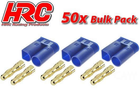 HRC Racing - HRC9058C - Connector - EC5 - Male (50 pcs) - Gold