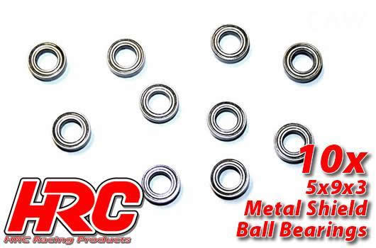 HRC Racing - HRC1220 - Ball Bearings - metric -  5x 9x3mm (10 pcs)