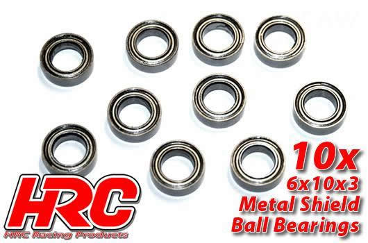 HRC Racing - HRC1236 - Ball Bearings - metric -  6x10x3mm (10 pcs)
