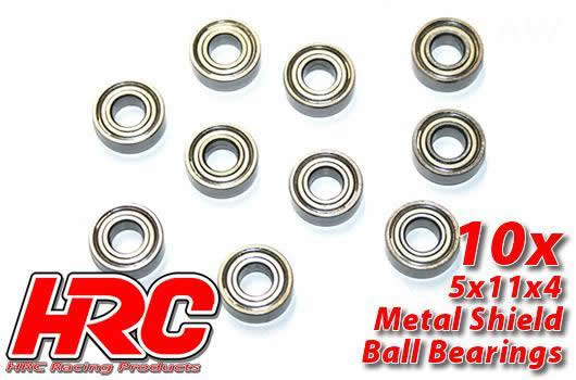 HRC Racing - HRC1240 - Ball Bearings - metric -  5x11x4mm (10 pcs)