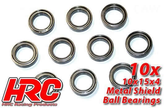 HRC Racing - HRC1264 - Ball Bearings - metric - 10x15x4mm (10 pcs)