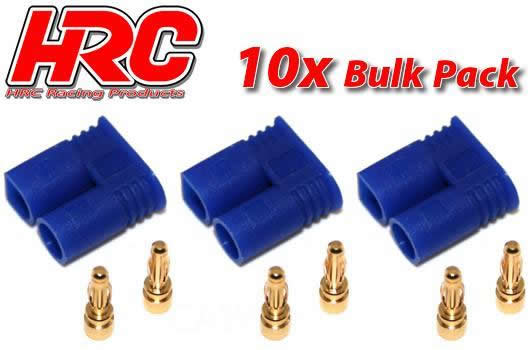 HRC Racing - HRC9050B - Connecteur - EC2 - mâle (10 pces) - Gold