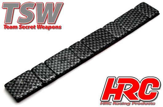 HRC Racing - HRC5301 - Balance Weight with graphite pattern  - 5g and 10g