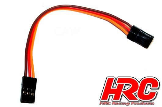 HRC Racing - HRC9290 - Regler Verlaengerungs Kabel - Männchen/Männchen - JR -10cm Länge
