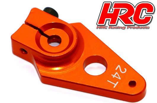 HRC Racing - HRC41252-30 - Squadretta - Speciale Aereo - Alluminio tipo Clamp - 30mm Lungo - Singolo - 24T (Hitec)