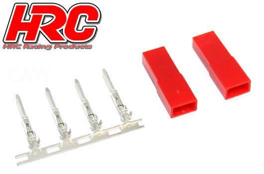 HRC Racing - HRC9077F - Stecker - JST / BEC weibchen (2 Stk.)