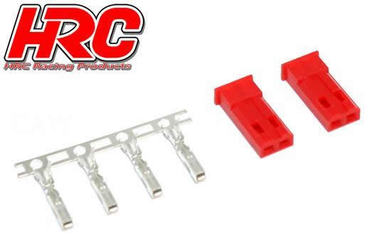 HRC Racing - HRC9077M - Connecteur - JST / BEC mâle (2 pces)