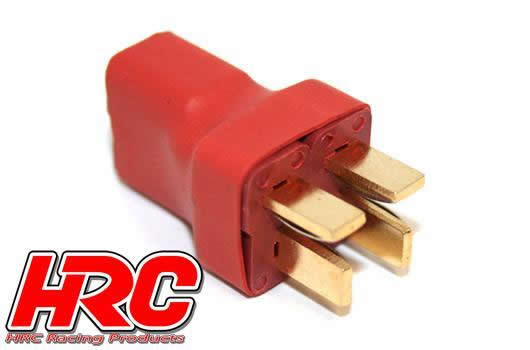 HRC Racing - HRC9184C - Adapter - für 2 Akkus in Parallel - Kompakt- Ultra T (Dean's Kompatible) Stecker