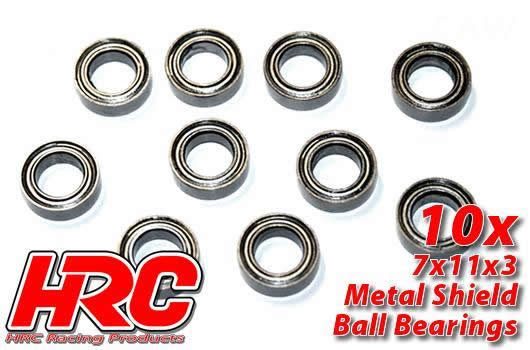 HRC Racing - HRC1242 - Ball Bearings - metric -  7x11x3mm (10 pcs)