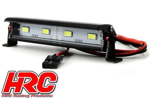 HRC Racing - HRC8726-4 - Set di illuminazione - 1/10 or Monster Truck - LED - JR Connetore - Block di tetto Multi-LED - 4 LEDs