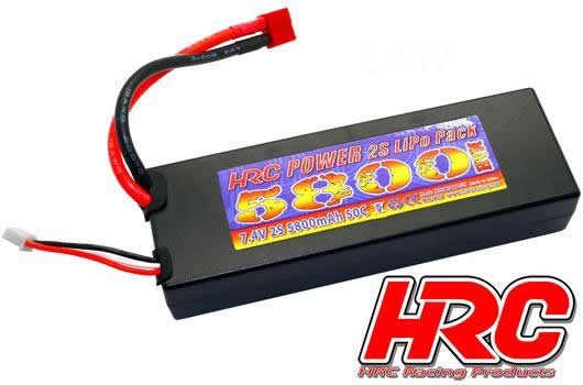Batteria - LiPo 2S - 7.4V 5800mAh 50C - Hard Case Ultra T -46.5*25*138.5mm
