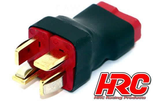 HRC Racing - HRC9174C - Adapter - für 2 Akkus in Serie - Kompakt - Ultra T (Dean's Kompatible) Stecker