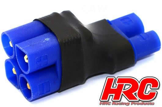 HRC Racing - HRC9173C - Adattatore - per 2 Pacchi di Batteria in Serie -  Compatta - EC3 Connettore