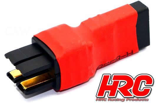 HRC Racing - HRC9175C - Adaptateur - pour 2 Accus en Série - Compact- Prise TRX
