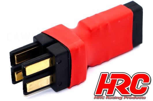 HRC Racing - HRC9185C - Adaptateur - pour 2 Accus en Parallèle - Compact - Prise TRX