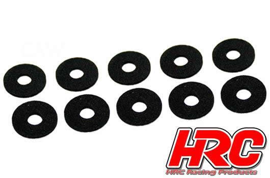 HRC Racing - HRC2081B - Rondelles en mousse pour carrosserie - 1/8 (10 pces)