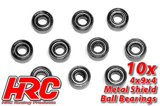 HRC Racing - HRC1216 - Ball Bearings - metric -  4x 9x4mm (10 pcs)