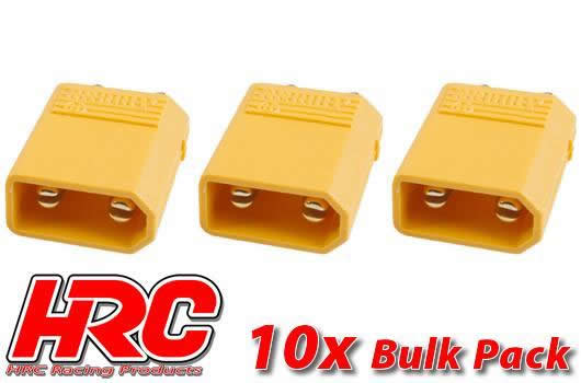 HRC Racing - HRC9090B - Connecteur - XT30 - mâle (10 pces) - Gold