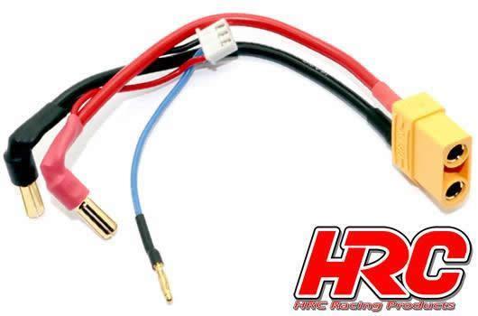 HRC Racing - HRC9152X - Fahr & Ladekabel - 5mm Stecker zu XT90 & Balancer Stecker - Gold