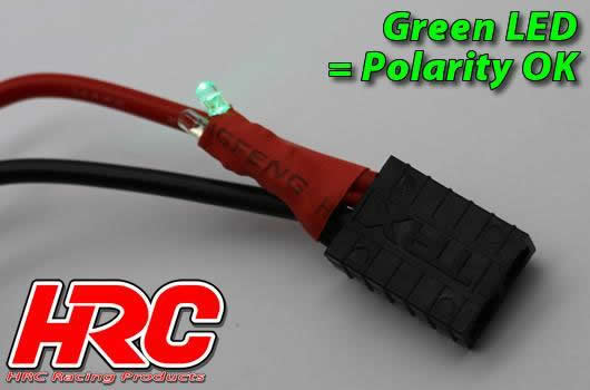 Charge & Drive Lead - 5mm Plug to XT90 & Balancer Battery Plug with Polarity Check LED - Gold