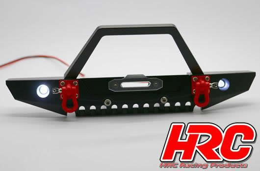 HRC Racing - HRC25165C - Body Parts - 1/10 Scale Accessory - Aluminum - Bumper with LED - Type C (front)